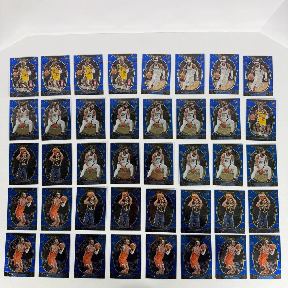 191 Panini Select Basketball Rookie Card Lot 2022-23 Blue Base RC Bulk Set